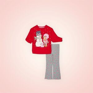 NWT Strawberry Shortcake Baby Girl Sweater Set Sz 18M